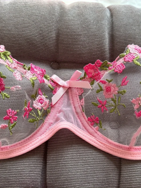 BloomLuxe™ Embroidered Lingerie Set - Image 6